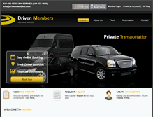 Tablet Screenshot of drivenmembers.com